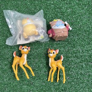 McDonald's Happy Meal 1988 Disney's Bambi Toys Bambi‎ & Owl Lot Of 4